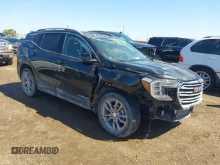 2022 GMC Terrain SLT with VIN 3GKALPEV8NL261044, listed as a IAAI auction lot 41639324 with 21,948 mi miles. Bid and sale history available at carsss.com. Image 1.
