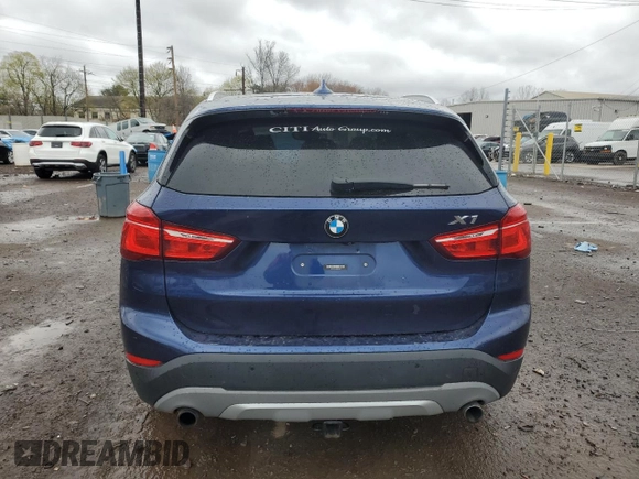 2017 BMW X1 xDrive28i with VIN WBXHT3C3XH5F69573, listed as a Copart auction lot 52719715 with 93,981 mi miles and Salvage Title. Bid and sale history available at DreamBid. Image 6.