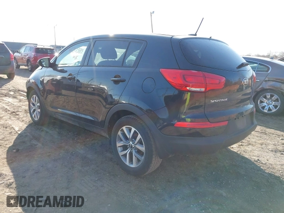 2015 Kia Sportage LX with VIN KNDPB3AC8F7761989, listed as a IAAI auction lot 41787389 with 31,706 mi miles and . Bid and sale history available at DreamBid. Image 3.
