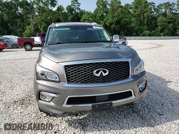 2016 Infiniti QX80 with VIN JN8AZ2NF3G9611394, listed as a Copart auction lot 63122345 with 165,281 mi miles and Salvage title. Bid and sale history available at DreamBid. Image 14.
