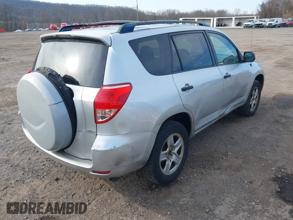 2007 Toyota RAV4 with VIN JTMBD33V675063719, listed as a IAAI auction lot 41911407 with 170,217 mi miles. Bid and sale history available at carsss.com. Image 4.