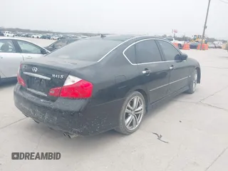 2008 Infiniti M45 with VIN JNKBY01E78M500350, listed as a IAAI auction lot 41740865 with 1 mi miles. Bid and sale history available at carsss.com. Image 4.