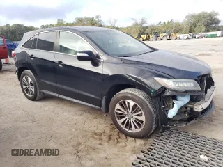 2016 Acura RDX Advance with VIN 5J8TB3H79GL009557, listed as a Copart auction lot 44970545 with 57,306 mi miles and Salvage title. Bid and sale history available at DreamBid. Image 4.