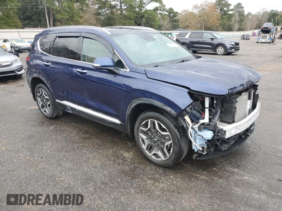 2023 Hyundai Santa Fe Limited with VIN 5NMS44AL9PH510032, listed as a Copart auction lot 42180375 with 20,802 mi miles and Salvage Title. Bid and sale history available at carsss.com. Image 4.