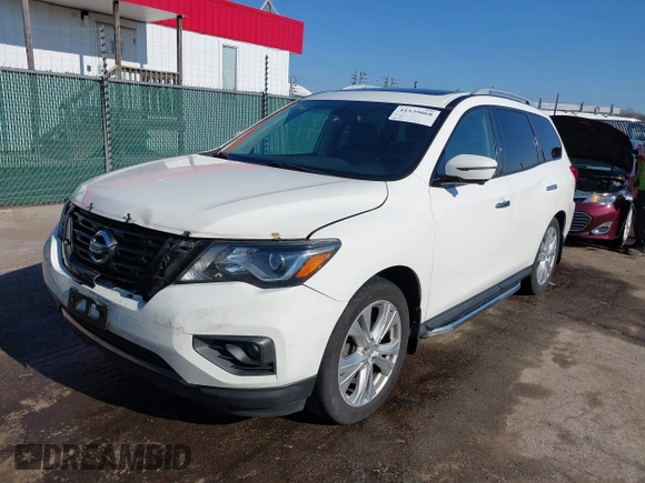 2018 Nissan Pathfinder SL with VIN 5N1DR2MM1JC618956, listed as a IAAI auction lot 41539068 with 68,493 mi miles. Bid and sale history available at carsss.com. Image 17.