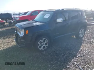2018 Jeep Renegade Limited with VIN ZACCJBDB4JPH33777, listed as a IAAI auction lot 41675549 with 121,791 mi miles and . Bid and sale history available at DreamBid. Image 18.