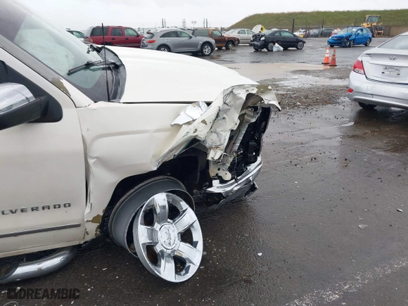 2014 Chevrolet Silverado 1500 LTZ with VIN 3GCUKSEC0EG445366, listed as a IAAI auction lot 41526222 with 1 mi miles. Bid and sale history available at carsss.com. Image 6.