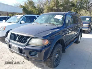 2002 Mitsubishi Montero Sport ES with VIN JA4LS21H02J040318, listed as a IAAI auction lot 41272566 with 278,339 mi miles. Bid and sale history available at carsss.com. Image 2.