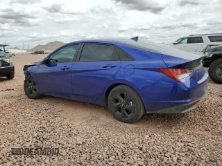 2023 Hyundai Elantra Blue z VIN KMHLM4AJ7PU077401, wystawiony jako Copart lot #49180065 z przebiegiem 55 927 mil mil oraz Szkoda całkowita • Salvage title. Historia ofert i sprzedaży dostępna na DreamBid. Obrazek 2.