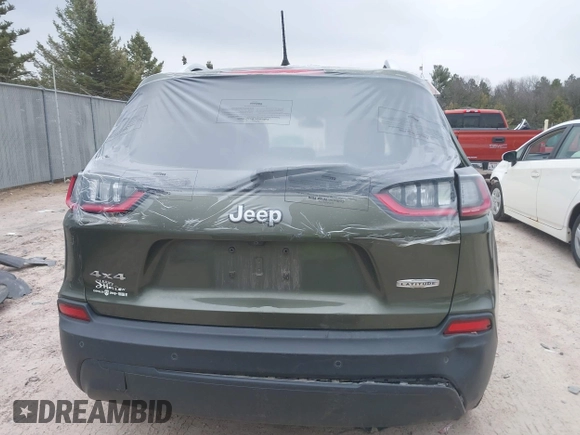 2019 Jeep Cherokee Latitude Plus with VIN 1C4PJMLB2KD395617, listed as a IAAI auction lot 41992532 with 254,632 mi miles and . Bid and sale history available at carsss.com. Image 16.