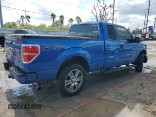 2014 Ford F-150 XL with VIN 1FTFX1CF5EKD97731, listed as a Copart auction lot 78469714 with 153,789 mi miles and Salvage Title. Bid and sale history available at carsss.com. Image 3.