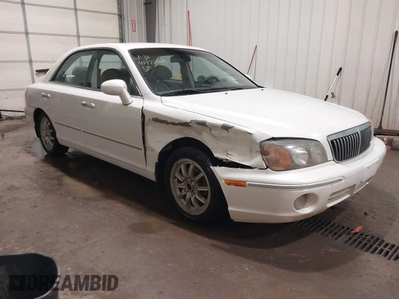 2002 Hyundai XG L z VIN KMHFU45EX2A180204, wystawiony jako IAAI lot #41472564 z przebiegiem 148 333 mil mil oraz . Historia ofert i sprzedaży dostępna na DreamBid. Obrazek 1.