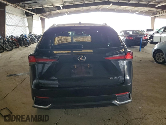 2018 Lexus NX 300h with VIN JTJBJRBZ0J2076116, listed as a Copart auction lot 59801065 with 67,158 mi miles and Salvage title. Bid and sale history available at DreamBid. Image 6.