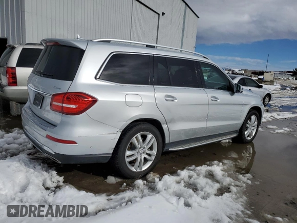 2017 Mercedes-Benz GLS 450 with VIN 4JGDF6EE0HA847304, listed as a Copart auction lot 41138334 with 83,829 mi miles and . Bid and sale history available at DreamBid. Image 3.