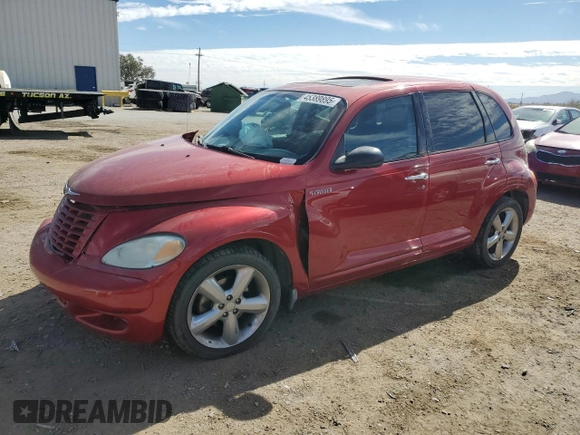 2003 Chrysler PT Cruiser GT with VIN 3C8FY78G63T624307, listed as a Copart auction lot 45389895 with 111,765 mi miles and Salvage title. Bid and sale history available at DreamBid. Image 1.