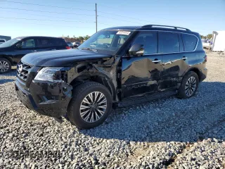 2022 Nissan Armada SL with VIN JN8AY2BA3N9392221, listed as a Copart auction lot 82014444 with 40,244 mi miles and Salvage Title. Bid and sale history available at carsss.com. Image 1.