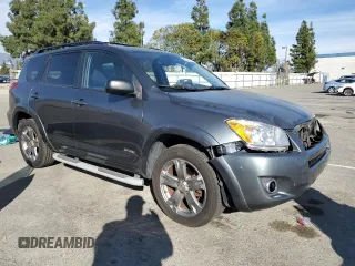 2010 Toyota RAV4 Sport with VIN JTMWK4DV8A5026867, listed as a Copart auction lot 43349705 with 189,493 mi miles and Salvage title. Bid and sale history available at DreamBid. Image 4.