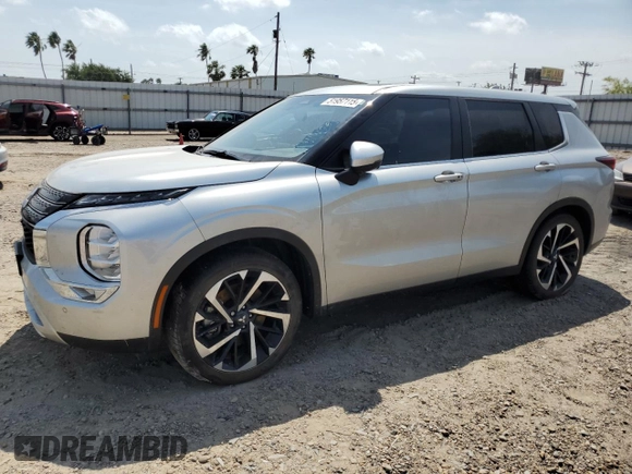 2024 Mitsubishi Outlander SE z VIN JA4J3VA82RZ035364, wystawiony jako Copart lot #51957115 z przebiegiem 18 144 mil mil oraz Szkoda całkowita • Salvage title. Historia ofert i sprzedaży dostępna na DreamBid. Obrazek 1.