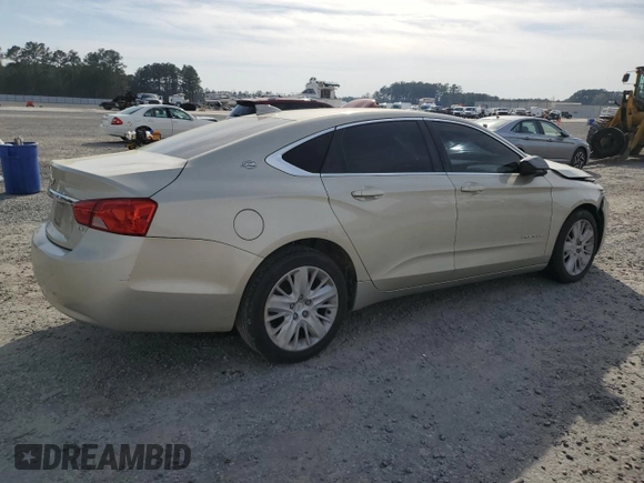 2015 Chevrolet Impala LS with VIN 2G11X5SL6F9201140, listed as a Copart auction lot 49108335 with 182,581 mi miles and Salvage Title. Bid and sale history available at DreamBid. Image 3.