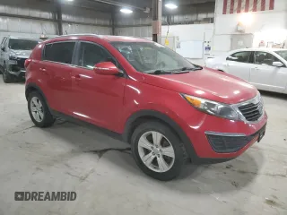 2012 Kia Sportage LX with VIN KNDPB3A29C7224695, listed as a Copart auction lot 53235665 with Not provided miles and Salvage title. Bid and sale history available at DreamBid. Image 4.