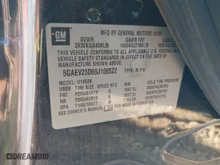 2009 Buick Enclave CXL with VIN 5GAEV23D69J108522, listed as a IAAI auction lot 40413417 with 163,498 mi miles. Bid and sale history available at carsss.com. Image 9.
