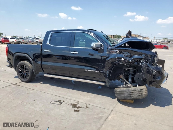 2022 GMC Sierra 1500 Limited Denali with VIN 1GTU9FEL6NZ146368, listed as a Copart auction lot 65822334 with 46,102 mi miles and Clean Title. Bid and sale history available at carsss.com. Image 4.