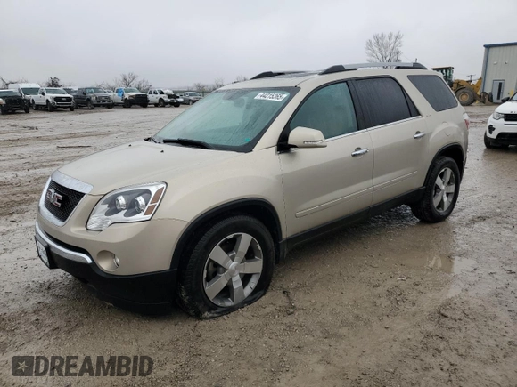 2011 GMC Acadia SLT2 with VIN 1GKKVSED4BJ306430, listed as a Copart auction lot 44215365 with 172,502 mi miles and Salvage Title. Bid and sale history available at carsss.com. Image 1.