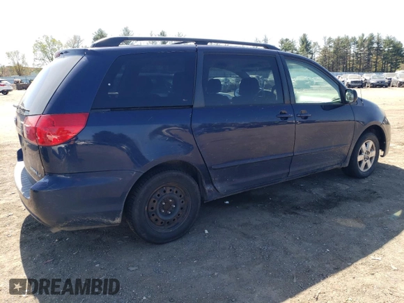 2006 Toyota Sienna CE with VIN 5TDZA23C06S403715, listed as a Copart auction lot 52394345 with 210,541 mi miles and Salvage Title. Bid and sale history available at carsss.com. Image 3.
