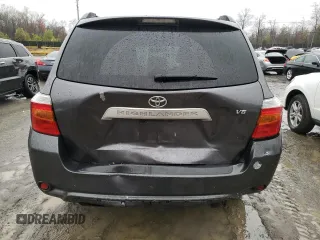 2008 Toyota Highlander with VIN JTEES41A682003835, listed as a Copart auction lot 49310574 with 161,122 mi miles and Salvage title. Bid and sale history available at DreamBid. Image 6.