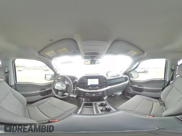 2021 Ford F-150 XL with VIN 1FTFW1CD3MFA73346, listed as a Copart auction lot 53357055 with 46,000 mi miles and Salvage title. Bid and sale history available at DreamBid. Image 13.