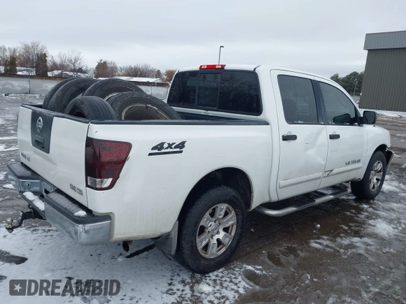2004 Nissan Titan LE with VIN 1N6AA07B54N513193, listed as a IAAI auction lot 41502380 with 193,878 mi miles and . Bid and sale history available at DreamBid. Image 4.