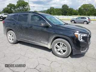2022 GMC Terrain SLE с VIN 3GKALMEV7NL109917, выставлен на аукционе Copart как лот 65394745 с пробегом 26 018 миль миль и Списание • Salvage title. История ставок и продаж доступна на DreamBid. Изображение 4.