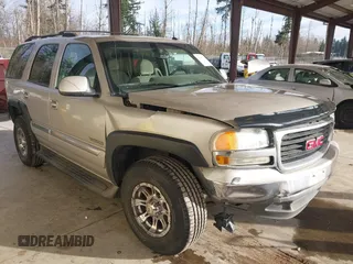 2005 GMC Yukon SLT with VIN 1GKEK13Z95R105420, listed as a IAAI auction lot 41680727 with 230,705 mi miles. Bid and sale history available at carsss.com. Image 1.