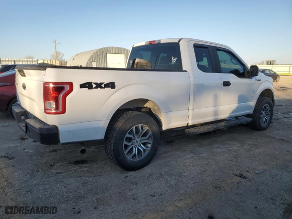 2017 Ford F-150 XL with VIN 1FTEX1E85HKD74173, listed as a Copart auction lot 42621345 with 161,578 mi miles and Salvage Title. Bid and sale history available at carsss.com. Image 3.