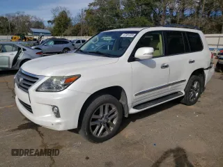 2014 Lexus LX 570 with VIN JTJHY7AX1E4156612, listed as a Copart auction lot 47381225 with 247,806 mi miles and Salvage Title. Bid and sale history available at DreamBid. Image 1.