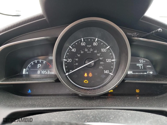 2018 Mazda CX-3 Sport with VIN JM1DKFB74J0318410, listed as a Copart auction lot 83656364 with 87,853 mi miles and Salvage Title. Bid and sale history available at carsss.com. Image 9.