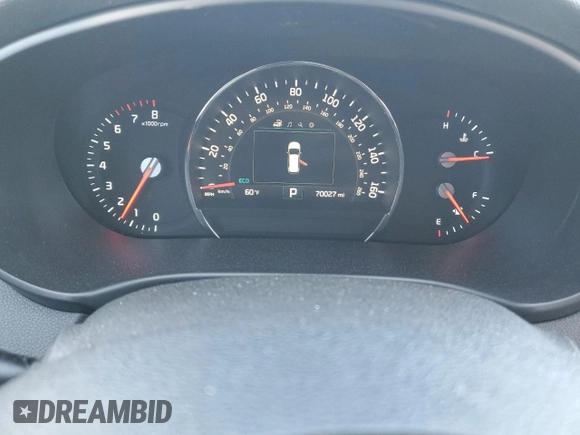 2018 Kia Sorento EX with VIN 5XYPH4A59JG362638, listed as a Copart auction lot 48106645 with 70,027 mi miles and Salvage Title. Bid and sale history available at DreamBid. Image 9.