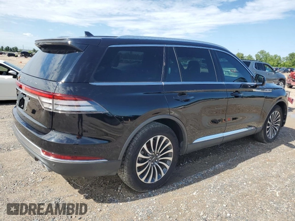 2023 Lincoln Aviator Reserve with VIN 5LM5J7WC2PGL01182, listed as a Copart auction lot 56566495 with 44,247 mi miles and Salvage title. Bid and sale history available at DreamBid. Image 3.