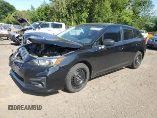 2019 Subaru Impreza with VIN 4S3GTAA69K3700616, listed as a Copart auction lot 61493095 with 71,381 mi miles and Salvage title. Bid and sale history available at DreamBid. Image 1.