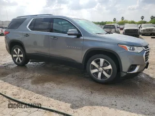 2021 Chevrolet Traverse LT Leather with VIN 1GNERHKW7MJ213448, listed as a Copart auction lot 50715005 with 64,179 mi miles and Clean Title. Bid and sale history available at carsss.com. Image 4.