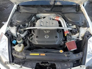 2005 Nissan 350Z Touring with VIN JN1AZ34E35M651515, listed as a Copart auction lot 45139935 with 107,963 mi miles and Salvage Title. Bid and sale history available at carsss.com. Image 11.