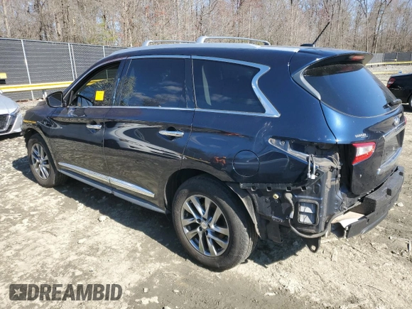 2015 Infiniti QX60 with VIN 5N1AL0MM9FC532911, listed as a Copart auction lot 50369175 with 105,673 mi miles and Salvage Title. Bid and sale history available at DreamBid. Image 2.