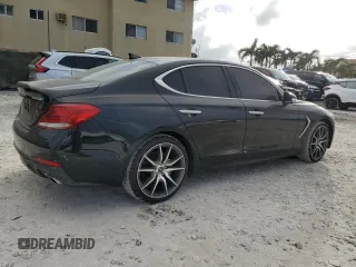 2021 Genesis G70 2.0T with VIN KMTG44LA7MU066768, listed as a Copart auction lot 79995804 with 19,460 mi miles and Non Repairable. Bid and sale history available at carsss.com. Image 3.