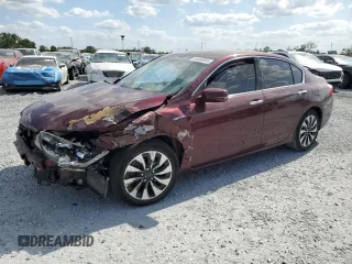 2015 Honda Accord EX-L с VIN 1HGCR6F55FA013291, выставлен на аукционе Copart как лот 50450895 с пробегом Не указан миль и Списание • Salvage title. История ставок и продаж доступна на DreamBid. Изображение 1.