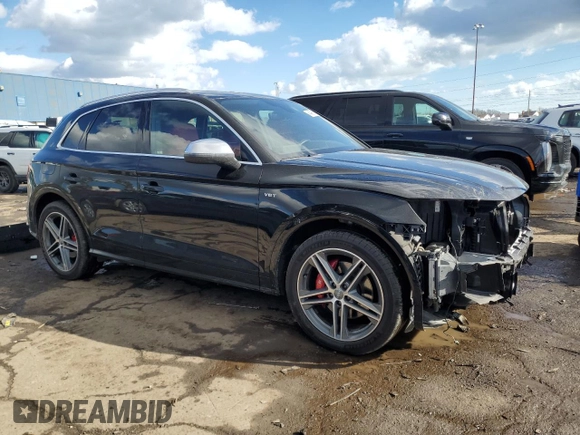2018 Audi SQ5 Prestige with VIN WA1C4AFY3J2233830, listed as a Copart auction lot 46489625 with 68,752 mi miles and Clean Title. Bid and sale history available at DreamBid. Image 4.