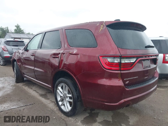 2023 Dodge Durango GT with VIN 1C4RDJDG3PC687833, listed as a IAAI auction lot 42491679 with 47,380 mi miles and . Bid and sale history available at DreamBid. Image 3.