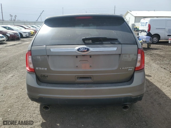2014 Ford Edge Limited with VIN 2FMDK4KCXEBA93606, listed as a Copart auction lot 49056205 with 127,562 mi miles and Salvage Title. Bid and sale history available at carsss.com. Image 6.