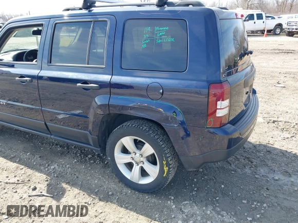 2016 Jeep Patriot Sport with VIN 1C4NJPBA9GD603307, listed as a IAAI auction lot 41777347 with 161,970 mi miles and . Bid and sale history available at carsss.com. Image 6.