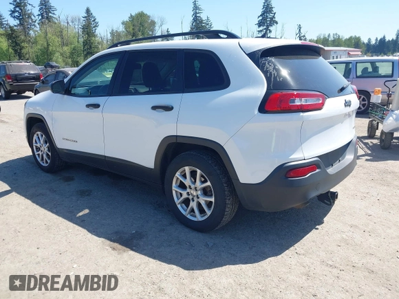 2016 Jeep Cherokee Altitude with VIN 1C4PJLABXGW189373, listed as a IAAI auction lot 42174854 with 153,052 mi miles and . Bid and sale history available at DreamBid. Image 3.