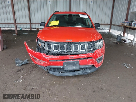 2019 Jeep Compass Sport z VIN 3C4NJCAB2KT676721, wystawiony jako IAAI lot #42116610 z przebiegiem 130 701 mil mil oraz . Historia ofert i sprzedaży dostępna na DreamBid. Obrazek 6.